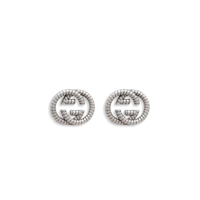 GUCCI DOUBLE G SILVER EARRINGS GUCCI DOUBLE G SILVER EARRINGS